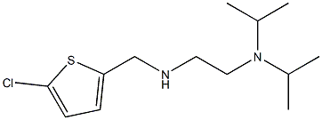 {2-[bis(propan-2-yl)amino]ethyl}[(5-chlorothiophen-2-yl)methyl]amine 구조식 이미지