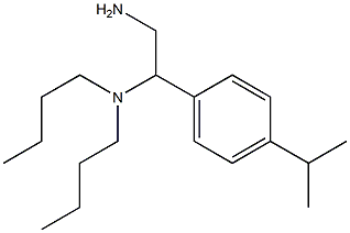 {2-amino-1-[4-(propan-2-yl)phenyl]ethyl}dibutylamine Structure