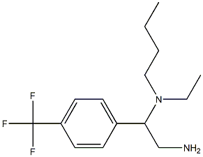 {2-amino-1-[4-(trifluoromethyl)phenyl]ethyl}(butyl)ethylamine 구조식 이미지