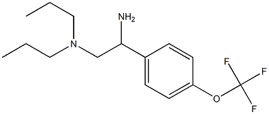 {2-amino-2-[4-(trifluoromethoxy)phenyl]ethyl}dipropylamine Structure