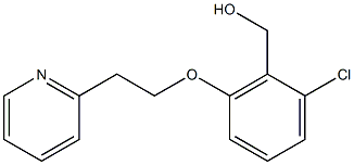 {2-chloro-6-[2-(pyridin-2-yl)ethoxy]phenyl}methanol Structure