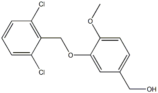 {3-[(2,6-dichlorophenyl)methoxy]-4-methoxyphenyl}methanol 구조식 이미지