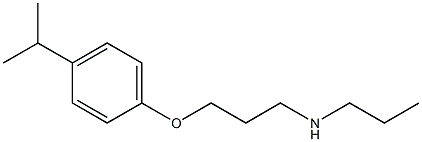 {3-[4-(propan-2-yl)phenoxy]propyl}(propyl)amine 구조식 이미지