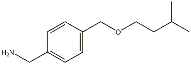 {4-[(3-methylbutoxy)methyl]phenyl}methanamine Structure