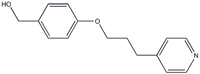 {4-[3-(pyridin-4-yl)propoxy]phenyl}methanol Structure