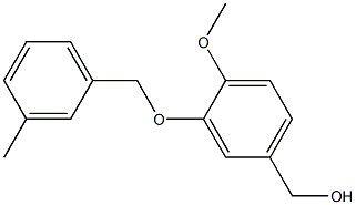 {4-methoxy-3-[(3-methylphenyl)methoxy]phenyl}methanol 구조식 이미지