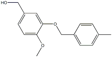 {4-methoxy-3-[(4-methylphenyl)methoxy]phenyl}methanol 구조식 이미지