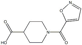 1-(1,2-oxazol-5-ylcarbonyl)piperidine-4-carboxylic acid Structure