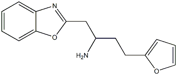 1-(1,3-benzoxazol-2-yl)-4-(furan-2-yl)butan-2-amine 구조식 이미지