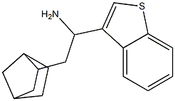 1-(1-benzothiophen-3-yl)-2-{bicyclo[2.2.1]heptan-2-yl}ethan-1-amine Structure