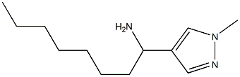 1-(1-methyl-1H-pyrazol-4-yl)octan-1-amine 구조식 이미지