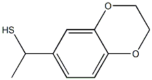 1-(2,3-dihydro-1,4-benzodioxin-6-yl)ethane-1-thiol 구조식 이미지