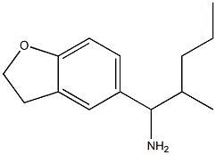 1-(2,3-dihydro-1-benzofuran-5-yl)-2-methylpentan-1-amine Structure