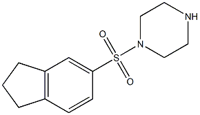1-(2,3-dihydro-1H-indene-5-sulfonyl)piperazine Structure
