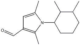 1-(2,3-dimethylcyclohexyl)-2,5-dimethyl-1H-pyrrole-3-carbaldehyde Structure