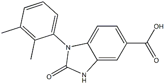 1-(2,3-dimethylphenyl)-2-oxo-2,3-dihydro-1H-1,3-benzodiazole-5-carboxylic acid Structure