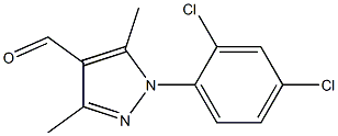 1-(2,4-dichlorophenyl)-3,5-dimethyl-1H-pyrazole-4-carbaldehyde Structure