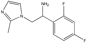 1-(2,4-difluorophenyl)-2-(2-methyl-1H-imidazol-1-yl)ethanamine Structure