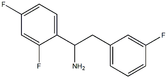 1-(2,4-difluorophenyl)-2-(3-fluorophenyl)ethan-1-amine Structure