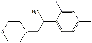 1-(2,4-dimethylphenyl)-2-morpholin-4-ylethanamine Structure