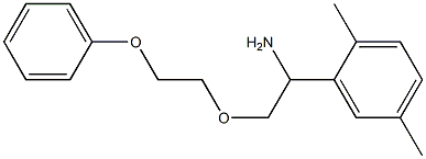 1-(2,5-dimethylphenyl)-2-(2-phenoxyethoxy)ethan-1-amine 구조식 이미지