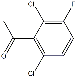 1-(2,6-dichloro-3-fluorophenyl)ethan-1-one 구조식 이미지