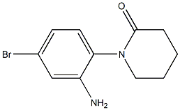 1-(2-amino-4-bromophenyl)piperidin-2-one Structure
