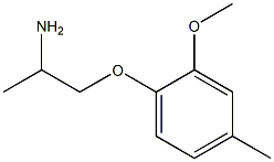 1-(2-aminopropoxy)-2-methoxy-4-methylbenzene 구조식 이미지