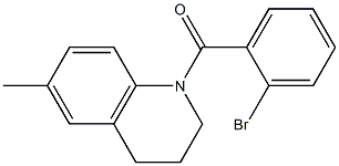 1-(2-bromobenzoyl)-6-methyl-1,2,3,4-tetrahydroquinoline Structure