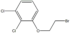 1-(2-bromoethoxy)-2,3-dichlorobenzene 구조식 이미지