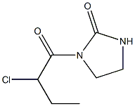 1-(2-chlorobutanoyl)imidazolidin-2-one 구조식 이미지