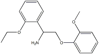 1-(2-ethoxyphenyl)-2-(2-methoxyphenoxy)ethanamine 구조식 이미지