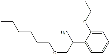 1-(2-ethoxyphenyl)-2-(hexyloxy)ethan-1-amine 구조식 이미지