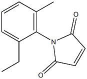1-(2-ethyl-6-methylphenyl)-2,5-dihydro-1H-pyrrole-2,5-dione Structure