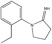 1-(2-ethylphenyl)pyrrolidin-2-imine 구조식 이미지