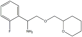1-(2-fluorophenyl)-2-(oxan-2-ylmethoxy)ethan-1-amine Structure