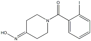 1-(2-iodobenzoyl)piperidin-4-one oxime 구조식 이미지