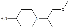 1-(2-methoxy-1-methylethyl)piperidin-4-amine 구조식 이미지