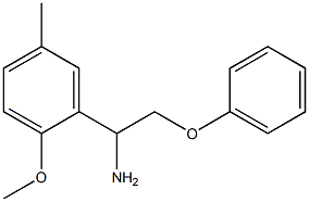 1-(2-methoxy-5-methylphenyl)-2-phenoxyethanamine Structure