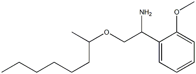 1-(2-methoxyphenyl)-2-(octan-2-yloxy)ethan-1-amine 구조식 이미지