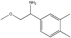 1-(3,4-dimethylphenyl)-2-methoxyethan-1-amine Structure