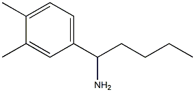 1-(3,4-dimethylphenyl)pentan-1-amine 구조식 이미지