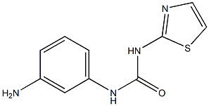 1-(3-aminophenyl)-3-1,3-thiazol-2-ylurea Structure