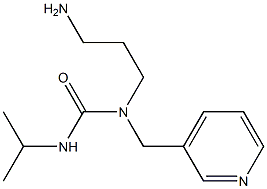 1-(3-aminopropyl)-3-propan-2-yl-1-(pyridin-3-ylmethyl)urea Structure
