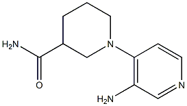 1-(3-aminopyridin-4-yl)piperidine-3-carboxamide Structure