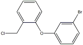 1-(3-bromophenoxy)-2-(chloromethyl)benzene Structure