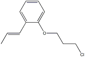 1-(3-chloropropoxy)-2-(prop-1-en-1-yl)benzene Structure