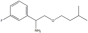 1-(3-fluorophenyl)-2-(3-methylbutoxy)ethan-1-amine Structure