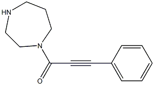 1-(3-phenylprop-2-ynoyl)-1,4-diazepane 구조식 이미지