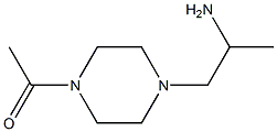 1-(4-acetylpiperazin-1-yl)propan-2-amine 구조식 이미지